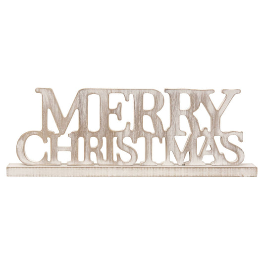 Weathered Merry Christmas Sign