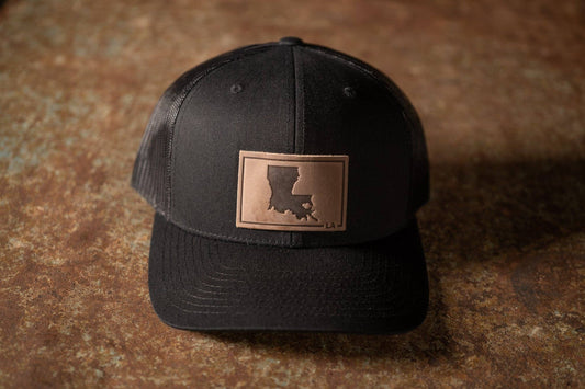 Louisiana Silhouette Hat Black